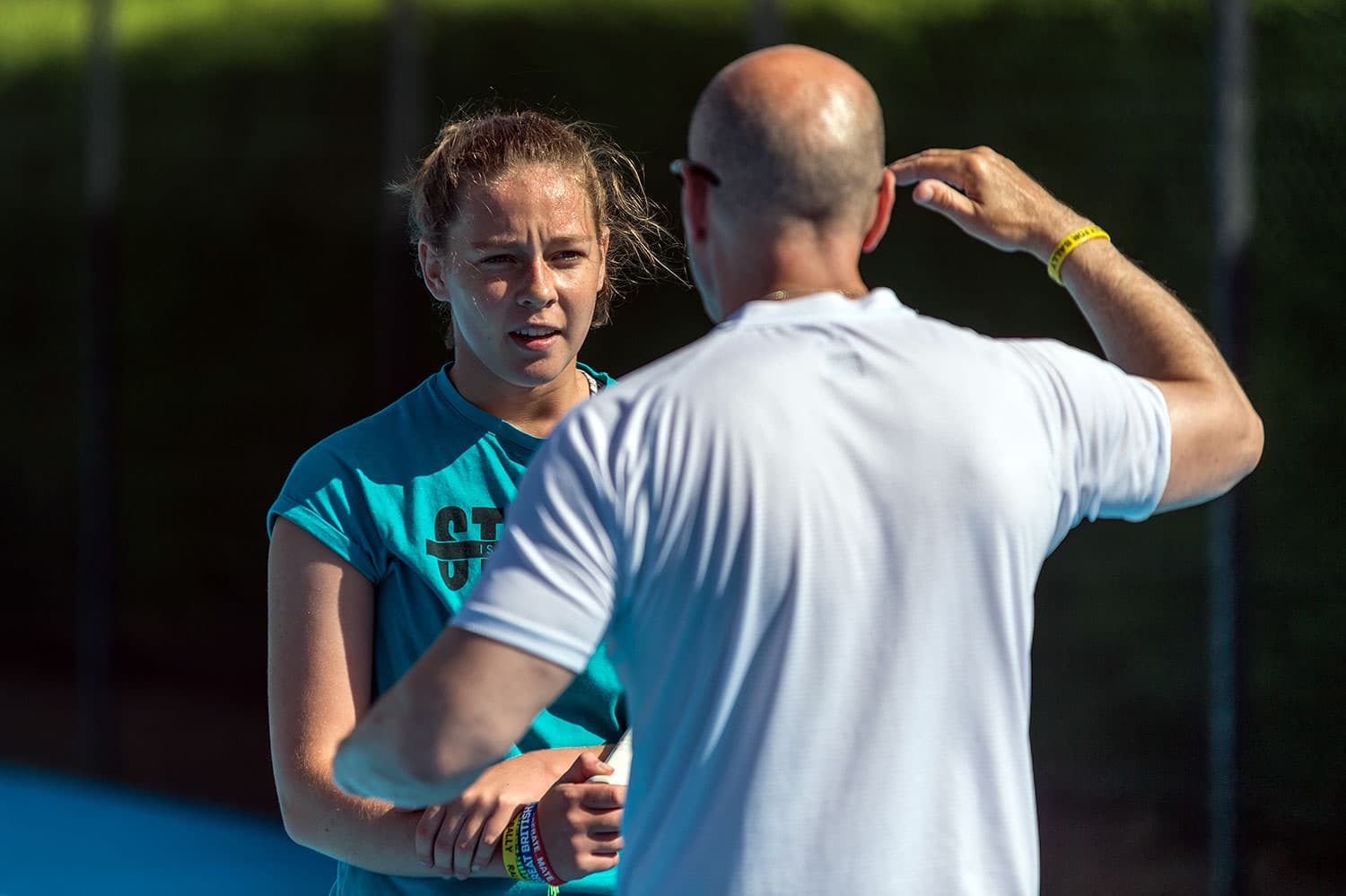 Mental coaching session with athlete